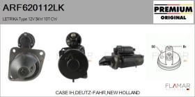 MAHLE ARF620112LK - ARR NUEVO ORIG. LETRIKA Type 12V 3,00kW 10T CW