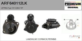 MAHLE ARF640112LK - ARR NUEVO ORIG. LETRIKA Type 12V 3,20kW 10T
