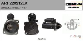 MAHLE ARF220212LK - ARR NUEVO ORIG. LETRIKA Type 12V 3,20kW 11T CW