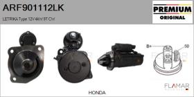 MAHLE ARF901112LK - ARR NUEVO ORIG. LETRIKA Type 12V 4,00kW 9T CW