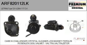MAHLE ARF820112LK - ARR NUEVO ORIG. LETRIKA Type 12V 4,20kW 11T CW