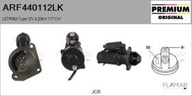 MAHLE ARF440112LK - ARR NUEVO ORIG. LETRIKA Type 12V 4,20kW 11T CW