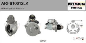 MAHLE ARF910612LK - ARR NUEVO ORIG. LETRIKA Type 24V 3,00kW 9T CW