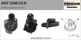 MAHLE ARF320612LK - ARR NUEVO ORIG. LETRIKA Type 24V 4,00kW 10T CCW
