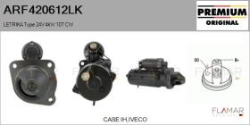 MAHLE ARF420612LK - ARR NUEVO ORIG. LETRIKA Type 24V 4,00kW 10T CW