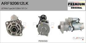 MAHLE ARF920612LK - ARR NUEVO ORIG. LETRIKA Type 24V 5,50kW 10T CW