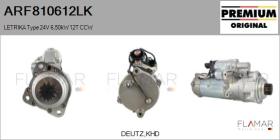 MAHLE ARF810612LK - ARR NUEVO ORIG. LETRIKA Type 24V 6,50kW 12T CCW