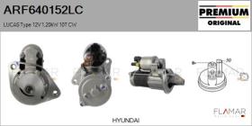 LUCAS ARF640152LC - ARR NUEVO ORIG. LUCAS Type 12V 10T CW