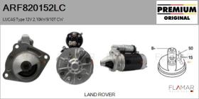 LUCAS ARF820152LC - ARR NUEVO ORIG. LUCAS Type 12V 2,10kW 9T CW