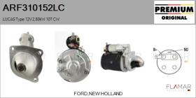 LUCAS ARF310152LC - ARR NUEVO ORIG. LUCAS Type 12V 2,40kW 10T CW