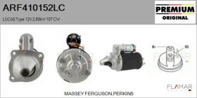 LUCAS ARF410152LC - ARR NUEVO ORIG. LUCAS Type 12V 2,80kW 10T CW