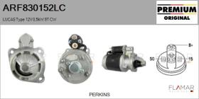 LUCAS ARF830152LC - ARR NUEVO ORIG. LUCAS Type 12V 9T CW