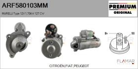 MARELLI ARF580103MM - ARR NUEVO ORIG. MARELLI Type 12V 1,70kW 12T CW