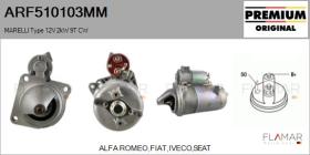MARELLI ARF510103MM - ARR NUEVO ORIG. MARELLI Type 12V 2,00kW 9T CW