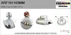 MARELLI ARF101103MM - ARR NUEVO ORIG. MARELLI Type 12V 3,50kW 10T CW