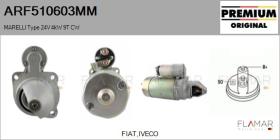 MARELLI ARF510603MM - ARR NUEVO ORIG. MARELLI Type 24V 4,00kW 9T CW
