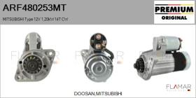 MITSUBISHI ARF480253MT - ARR NUEVO ORIG. MITSUBISHI Type 12V 1,20kW 14T CW