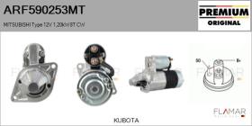 MITSUBISHI ARF590253MT - ARR NUEVO ORIG. MITSUBISHI Type 12V 1,20kW 8T CW