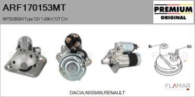 MITSUBISHI ARF170153MT - ARR NUEVO ORIG. MITSUBISHI Type 12V 1,40kW 12T CW