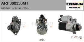 MITSUBISHI ARF360353MT - ARR NUEVO ORIG. MITSUBISHI Type 12V 1,40kW 13T CW