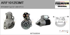 MITSUBISHI ARF101253MT - ARR NUEVO ORIG. MITSUBISHI Type 12V 1,40kW 8T CW