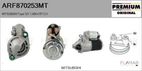 MITSUBISHI ARF870253MT - ARR NUEVO ORIG. MITSUBISHI Type 12V 1,40kW 8T CW