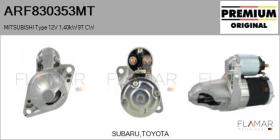 MITSUBISHI ARF830353MT - ARR NUEVO ORIG. MITSUBISHI Type 12V 1,40kW 9T CW