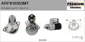 MITSUBISHI ARF810353MT - ARR NUEVO ORIG. MITSUBISHI Type 12V 1,40kW CW