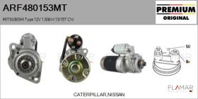 MITSUBISHI ARF480153MT - ARR NUEVO ORIG. MITSUBISHI Type 12V 1,60kW 13/15T CW