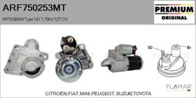 MITSUBISHI ARF750253MT - ARR NUEVO ORIG. MITSUBISHI Type 12V 1,70kW 12T CW