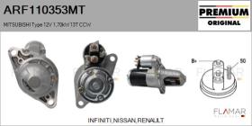 MITSUBISHI ARF110353MT - ARR NUEVO ORIG. MITSUBISHI Type 12V 1,70kW 13T CCW