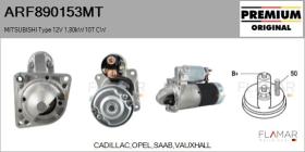 MITSUBISHI ARF890153MT - ARR NUEVO ORIG. MITSUBISHI Type 12V 1,80kW 10T CW