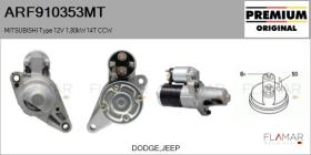 MITSUBISHI ARF910353MT - ARR NUEVO ORIG. MITSUBISHI Type 12V 1,80kW 14T CCW