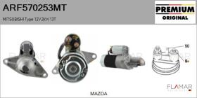 MITSUBISHI ARF570253MT - ARR NUEVO ORIG. MITSUBISHI Type 12V 2,00kW 13T