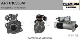 MITSUBISHI ARF610353MT - ARR NUEVO ORIG. MITSUBISHI Type 12V 3,00kW 10T CW