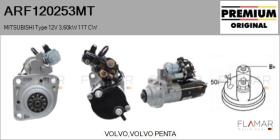MITSUBISHI ARF120253MT - ARR NUEVO ORIG. MITSUBISHI Type 12V 3,60kW 11T CW