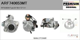 MITSUBISHI ARF740653MT - ARR NUEVO ORIG. MITSUBISHI Type 24V 5,00kW 12T CW