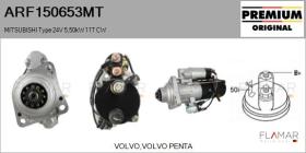 MITSUBISHI ARF150653MT - ARR NUEVO ORIG. MITSUBISHI Type 24V 5,50kW 11T CW