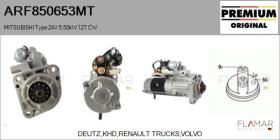 MITSUBISHI ARF850653MT - ARR NUEVO ORIG. MITSUBISHI Type 24V 5,50kW 12T CW