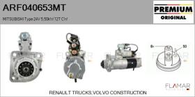 MITSUBISHI ARF040653MT - ARR NUEVO ORIG. MITSUBISHI Type 24V 5,50kW 12T CW