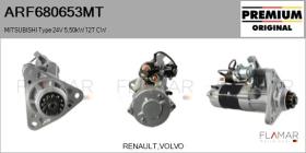 MITSUBISHI ARF680653MT - ARR NUEVO ORIG. MITSUBISHI Type 24V 5,50kW 12T CW