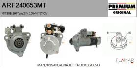 MITSUBISHI ARF240653MT - ARR NUEVO ORIG. MITSUBISHI Type 24V 5,50kW 12T CW