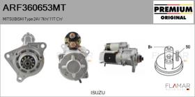 MITSUBISHI ARF360653MT - ARR NUEVO ORIG. MITSUBISHI Type 24V 7,00kW 11T CW
