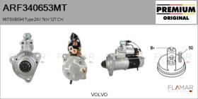 MITSUBISHI ARF340653MT - ARR NUEVO ORIG. MITSUBISHI Type 24V 7,00kW 12T CW
