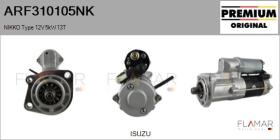 NIKKO ARF310105NK - ARR NUEVO ORIG. NIKKO Type 12V 5,00kW 13T