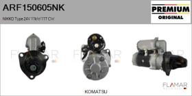 NIKKO ARF150605NK - ARR NUEVO ORIG. NIKKO Type 24V 11,00kW 11T CW