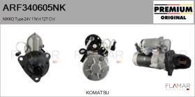 NIKKO ARF340605NK - ARR NUEVO ORIG. NIKKO Type 24V 11,00kW 12T CW