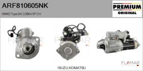 NIKKO ARF810605NK - ARR NUEVO ORIG. NIKKO Type 24V 2,80kW 9T CW