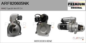 NIKKO ARF820605NK - ARR NUEVO ORIG. NIKKO Type 24V 4,00kW 9T CW