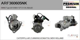 NIKKO ARF360605NK - ARR NUEVO ORIG. NIKKO Type 24V 5,50kW 12T CW OIL SEALED
